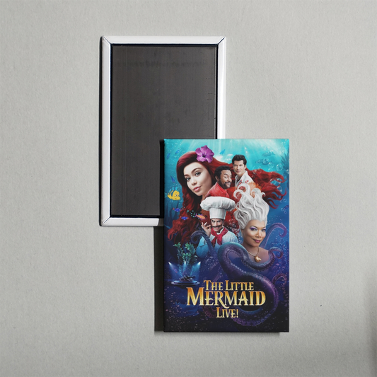 The Little Mermaid Live! Mini Movie Fridge Magnet