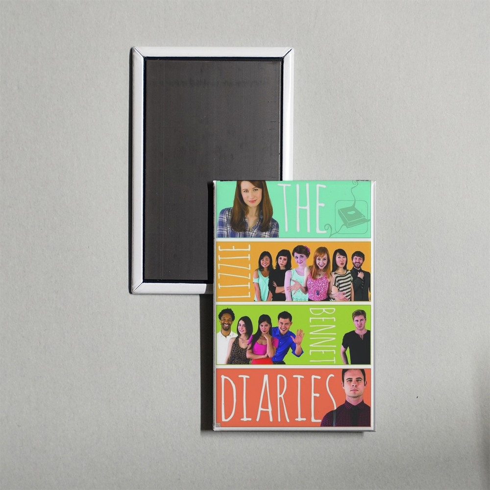 The Lizzie Bennet Diaries TV Show Fridge Magnet