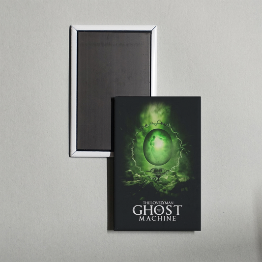 The Lonely Man with the Ghost Machine Mini Movie Fridge Magnet