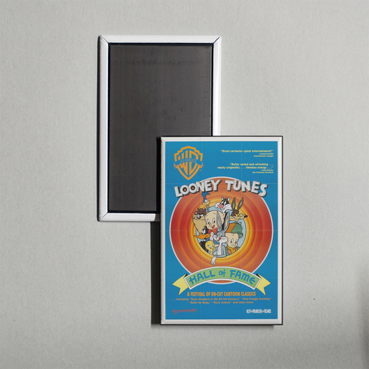 The Looney Tunes Hall of Fame Mini Movie Fridge Magnet