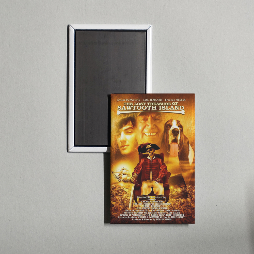 The Lost Treasure of Sawtooth Island Mini Movie Fridge Magnet