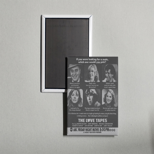 The Love Tapes Mini Movie Fridge Magnet