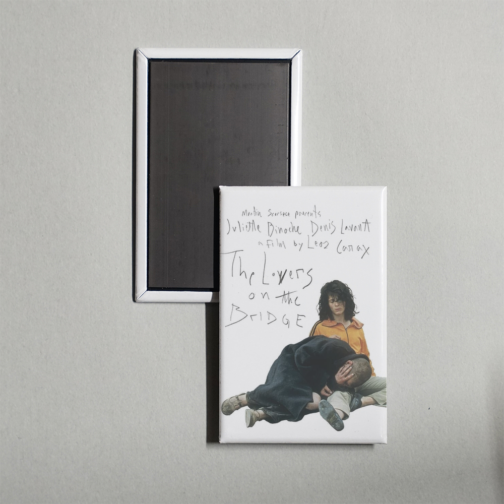 The Lovers on the Bridge Mini Movie Fridge Magnet