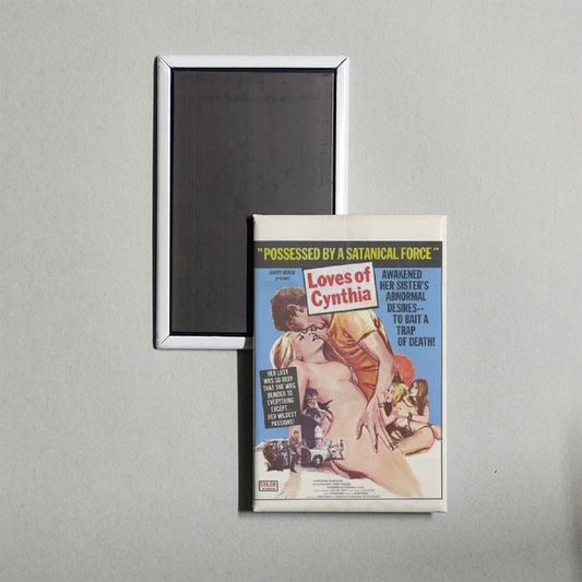 The Loves of Cynthia Mini Movie Fridge Magnet