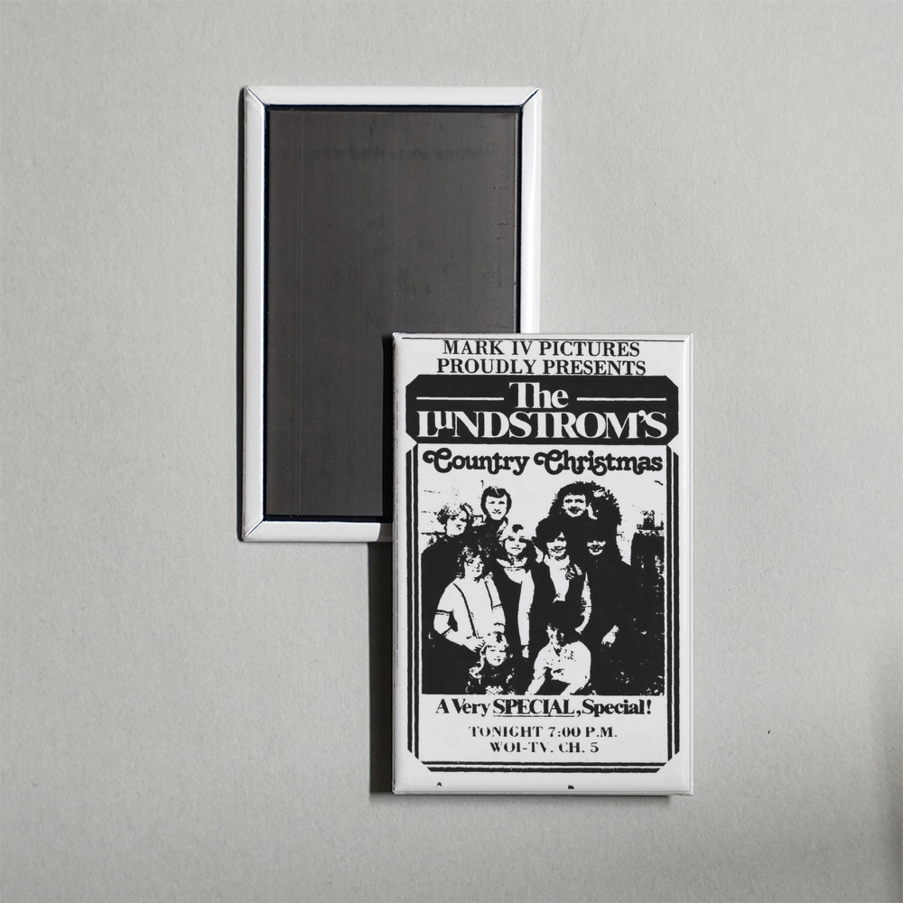 The Lundstroms Country Christmas Mini Movie Fridge Magnet
