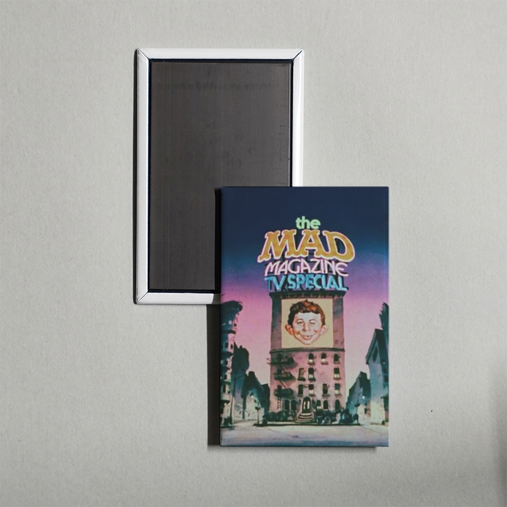 The Mad Magazine TV Special Mini Movie Fridge Magnet