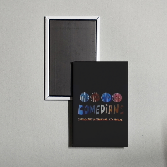 The Mad, Mad, Mad Comedians Mini Movie Fridge Magnet
