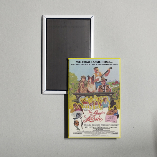 The Magic of Lassie Mini Movie Fridge Magnet