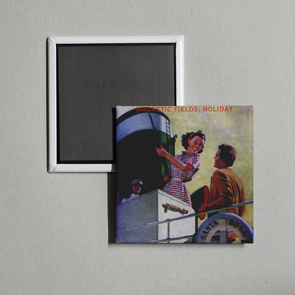 The Magnetic Fields - Holiday Album Cover Fridge Magnet