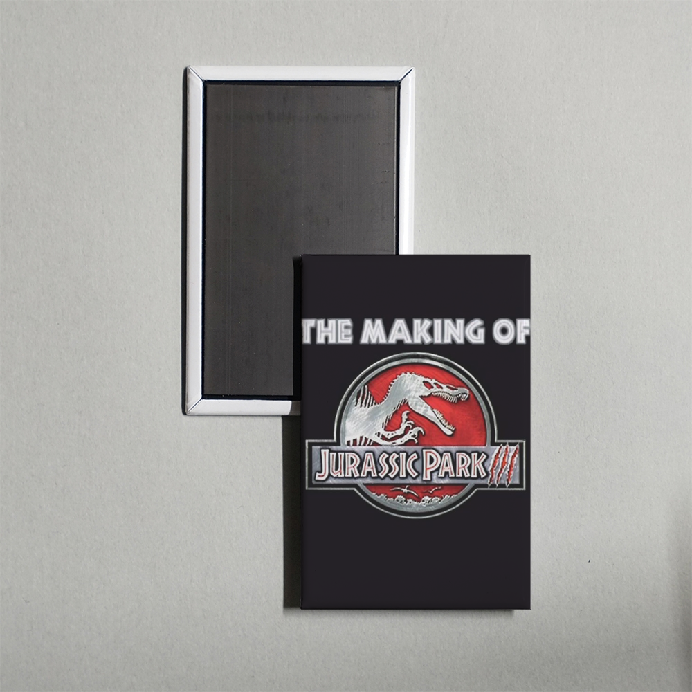 The Making Of  'Jurassic Park III' Mini Movie Fridge Magnet
