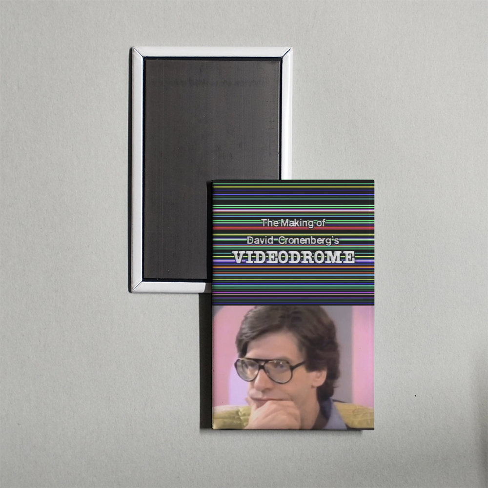 The Making of David Cronenberg's Videodrome Mini Movie Fridge Magnet