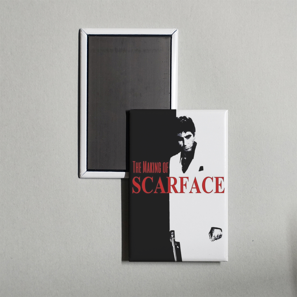 The Making of 'Scarface' Mini Movie Fridge Magnet