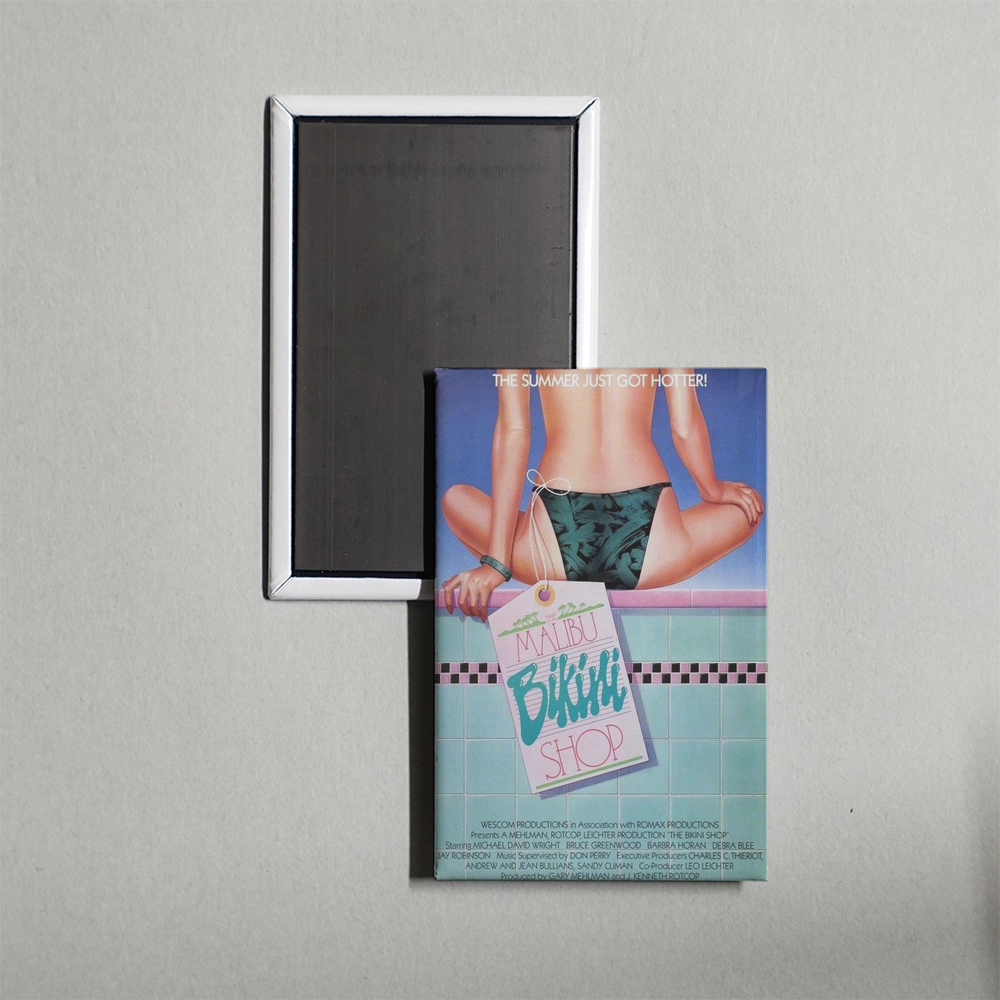 The Malibu Bikini Shop Mini Movie Fridge Magnet