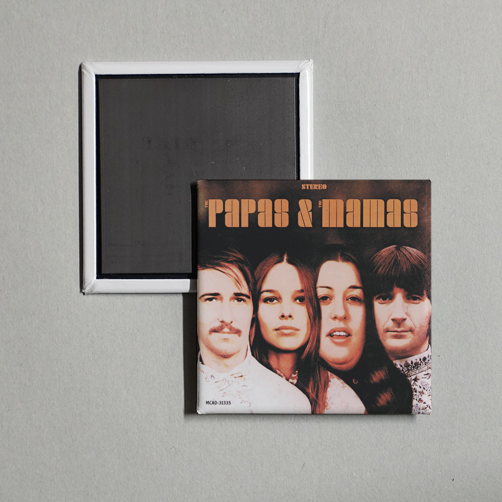 The Mamas & The Papas - The Papas & The Mamas Album Cover Fridge Magnet