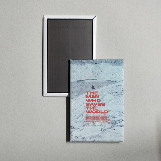 The Man Who Saved the World Mini Movie Fridge Magnet