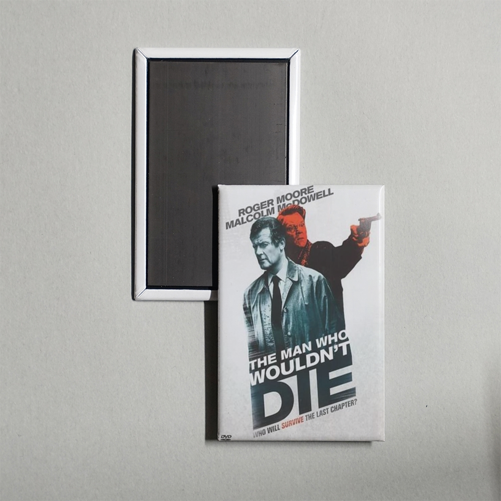 The Man Who Wouldn't Die Mini Movie Fridge Magnet