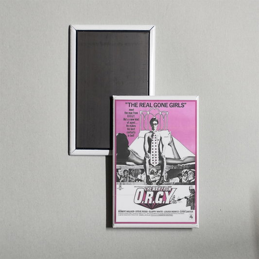 The Man from O.R.G.Y. Mini Movie Fridge Magnet