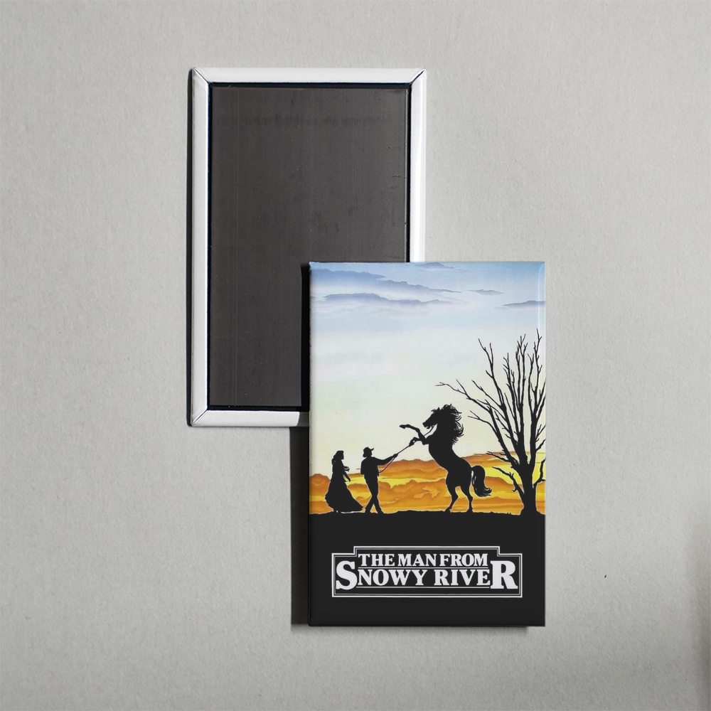 The Man from Snowy River Mini Movie Fridge Magnet