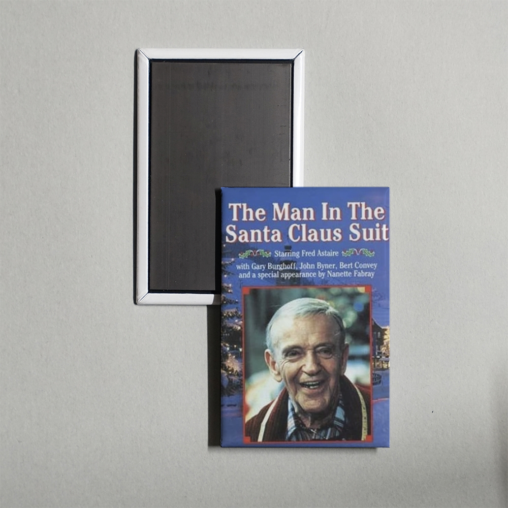 The Man in the Santa Claus Suit Mini Movie Fridge Magnet