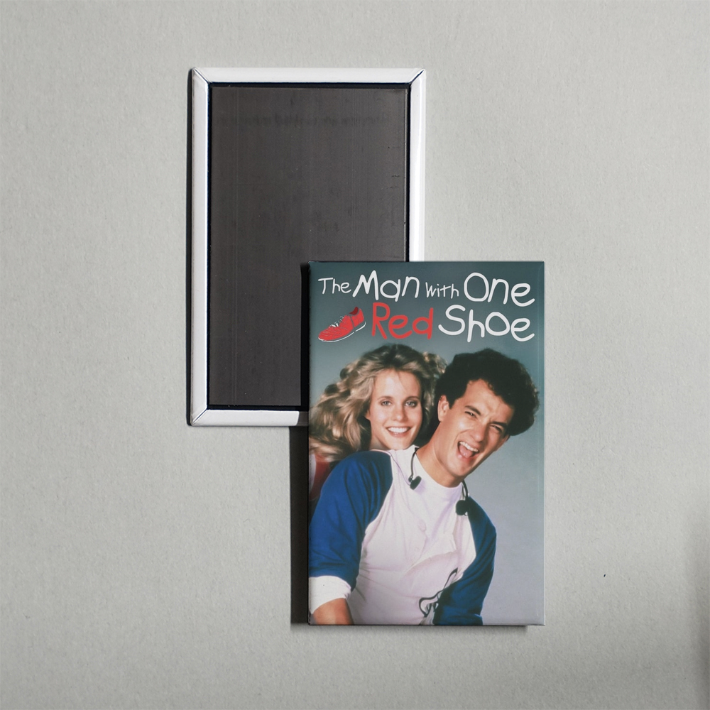 The Man with One Red Shoe Mini Movie Fridge Magnet