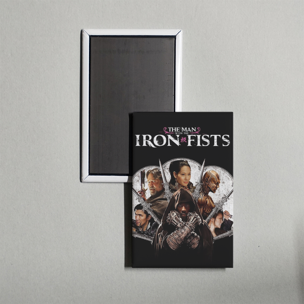 The Man with the Iron Fists Mini Movie Fridge Magnet