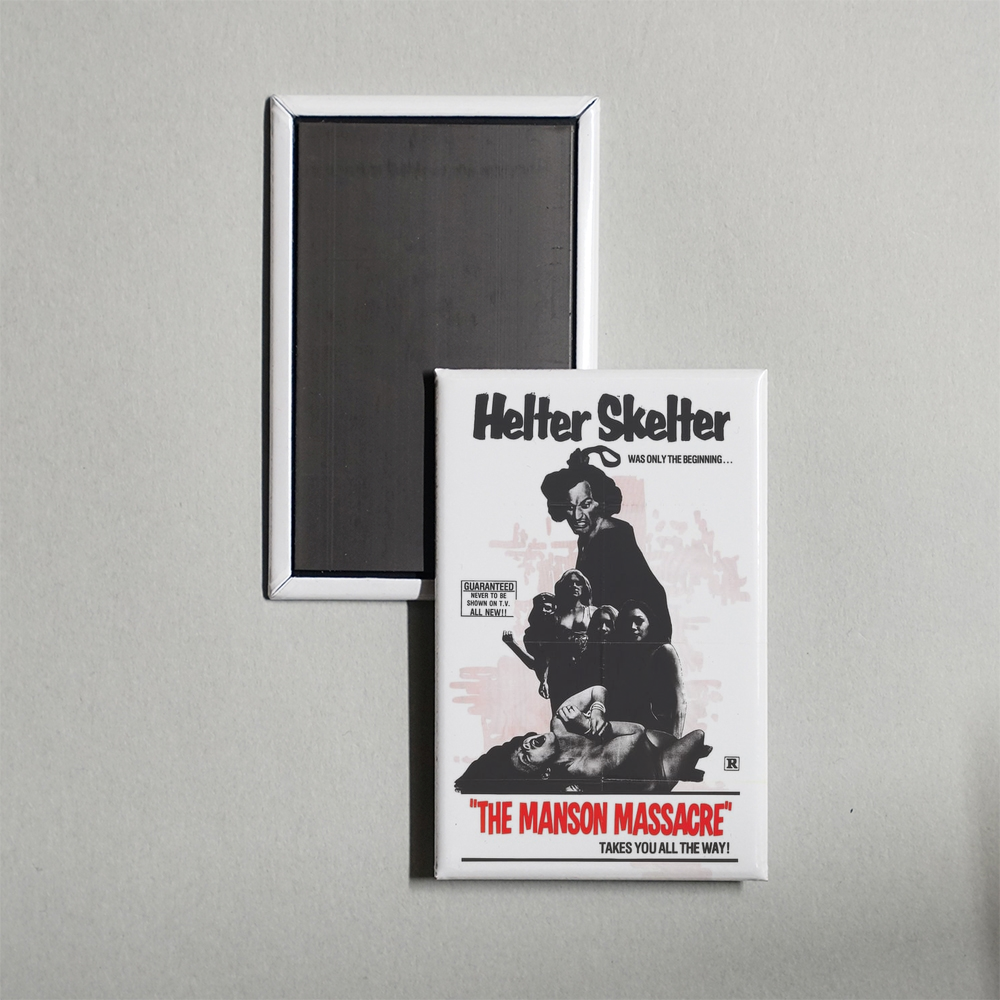 The Manson Massacre Mini Movie Fridge Magnet