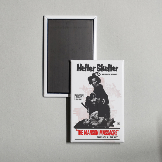 The Manson Massacre Mini Movie Fridge Magnet