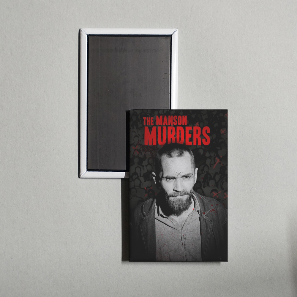The Manson Murders Mini Movie Fridge Magnet