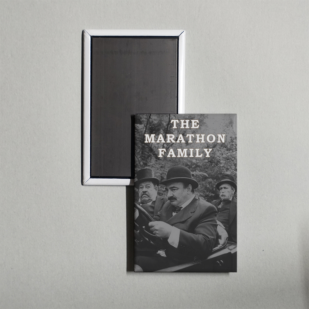 The Marathon Family Mini Movie Fridge Magnet