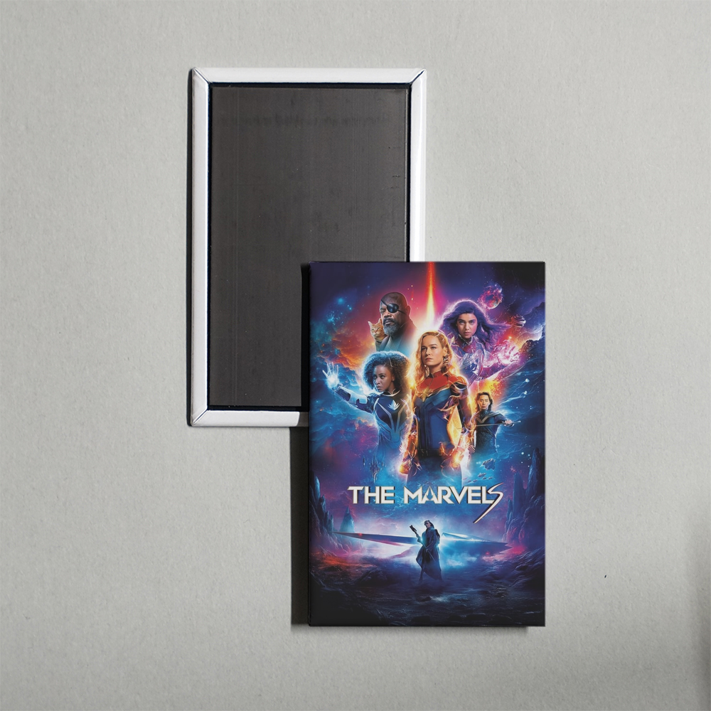 The Marvels Mini Movie Fridge Magnet