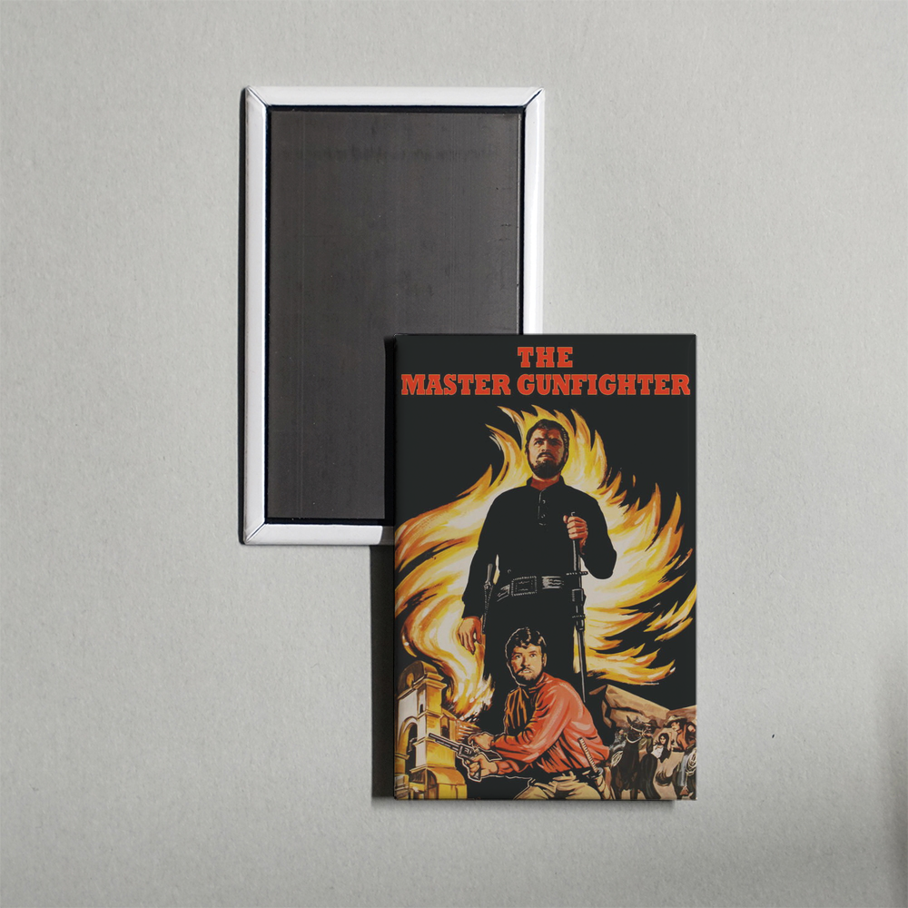The Master Gunfighter Mini Movie Fridge Magnet