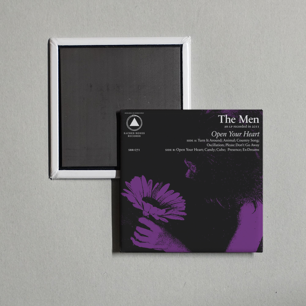 The Men - Open Your Heart Album Cover Fridge Magnet