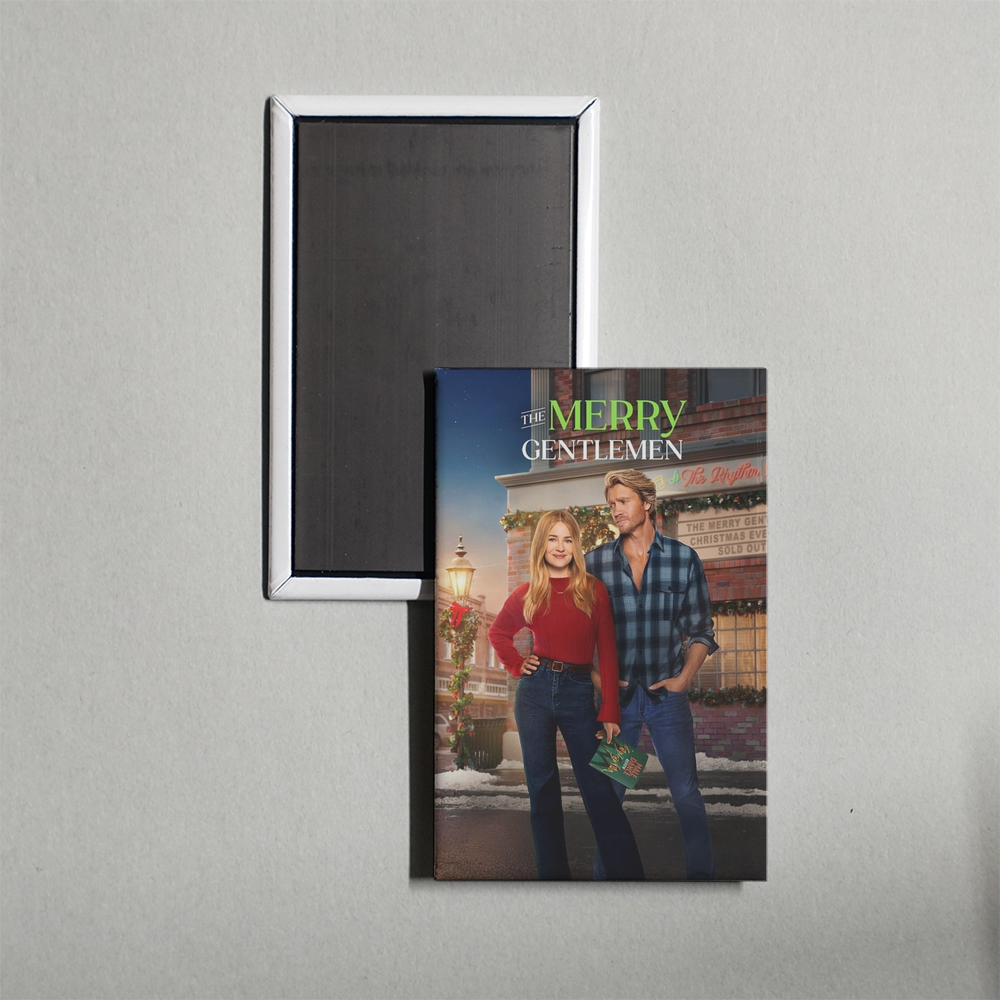 The Merry Gentlemen Mini Movie Fridge Magnet