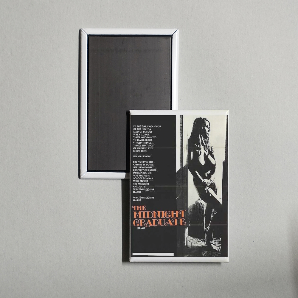 The Midnight Graduate Mini Movie Fridge Magnet