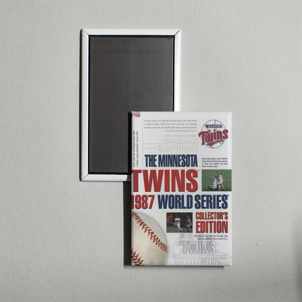 The Minnesota Twins 1987 World Series Collector's Edition TV Show Fridge Magnet