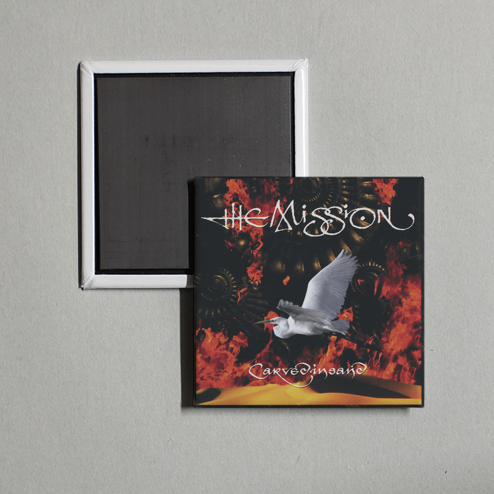 The Mission - Carved In Sand Album Cover Fridge Magnet