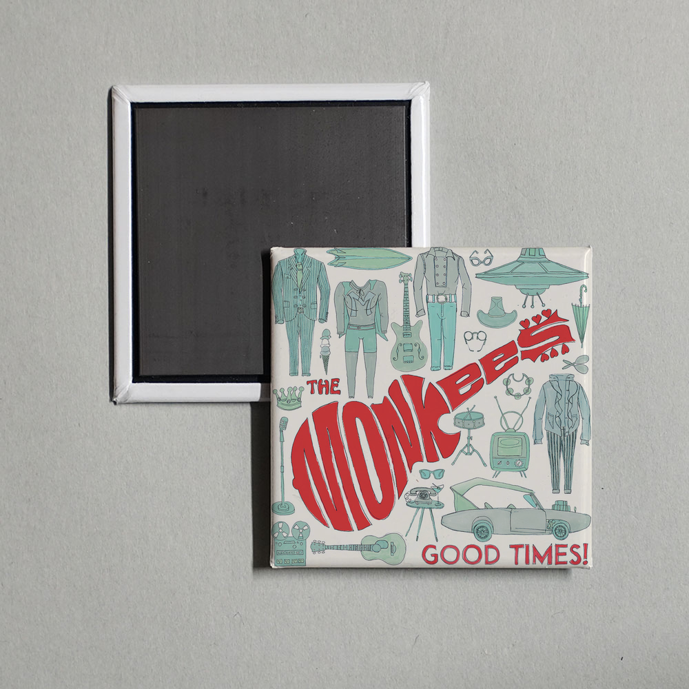 The Monkees - Good Times! (Deluxe Edition) Album Cover Fridge Magnet