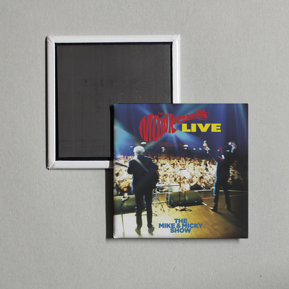 The Monkees - The Monkees Live - The Mike & Micky Show Album Cover Fridge Magnet