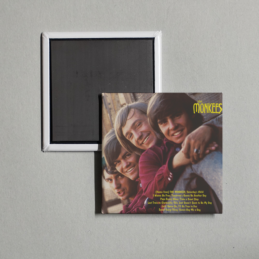 The Monkees - The Monkees (Deluxe Edition) Album Cover Fridge Magnet