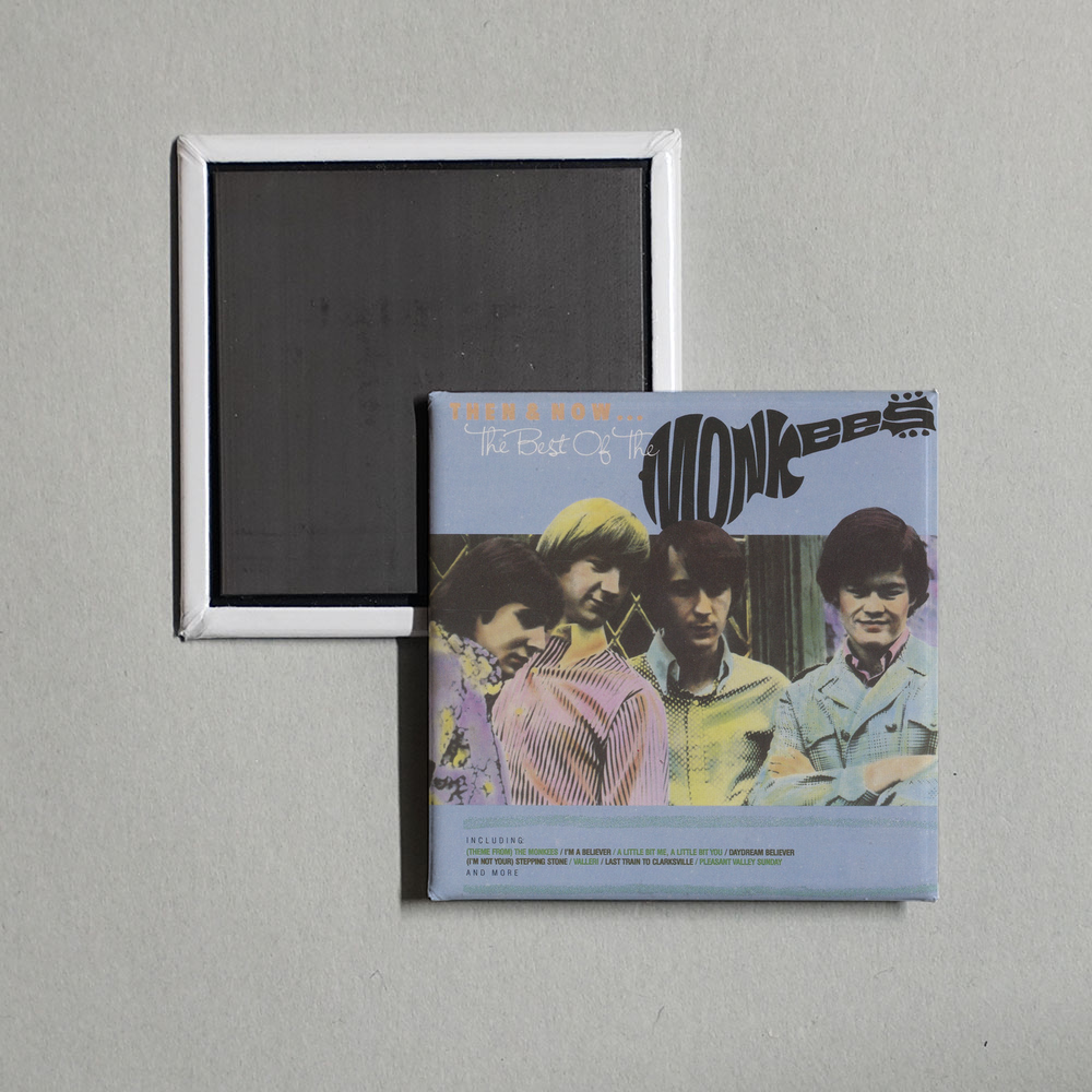 The Monkees - Then & Now ... The Best Of The Monkees Album Cover Fridge Magnet