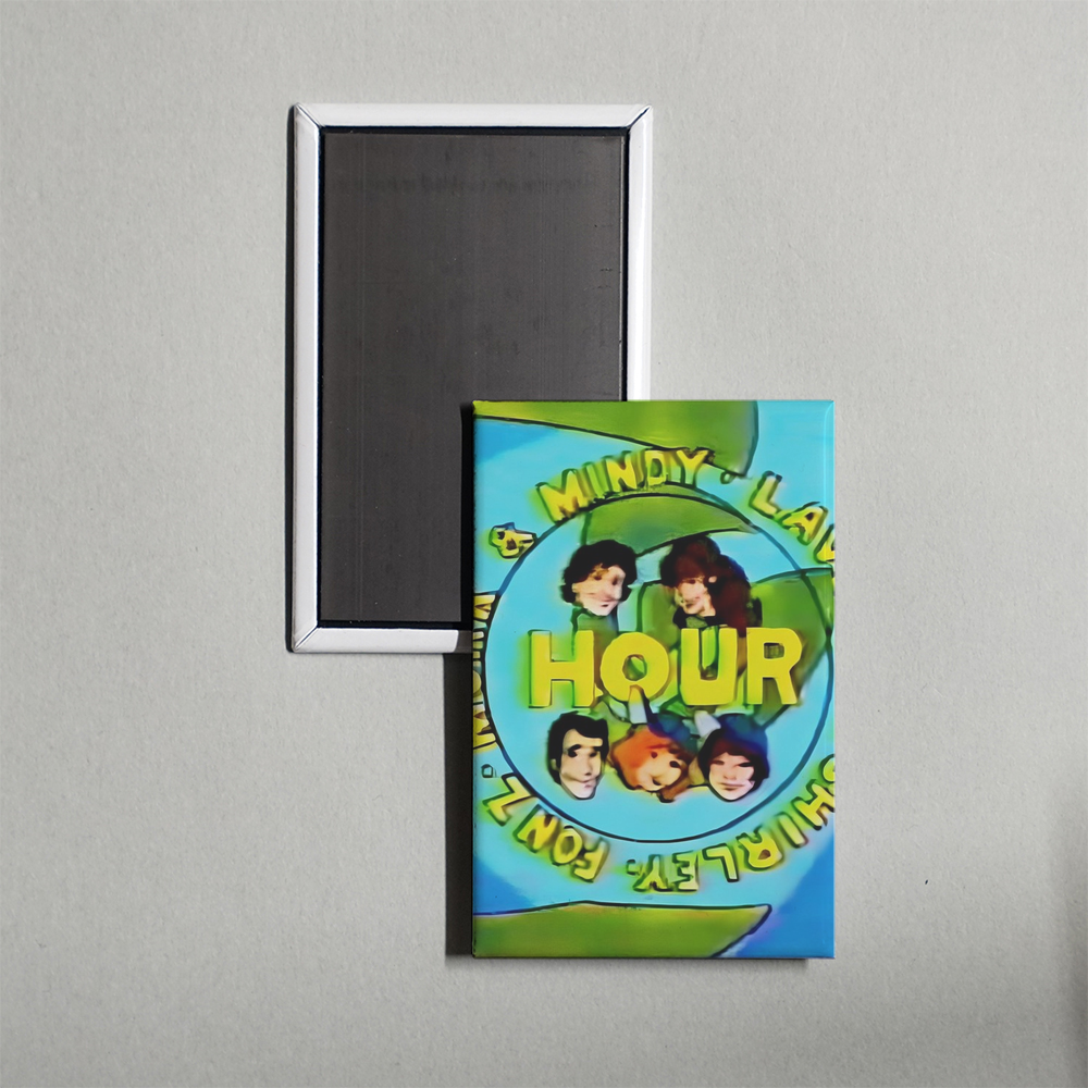 The Mork & Mindy  Laverne & Shirley  Fonz Hour TV Show Fridge Magnet