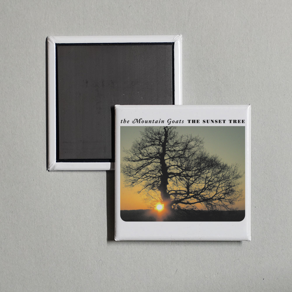 The Mountain Goats - The Sunset Tree Album Cover Fridge Magnet