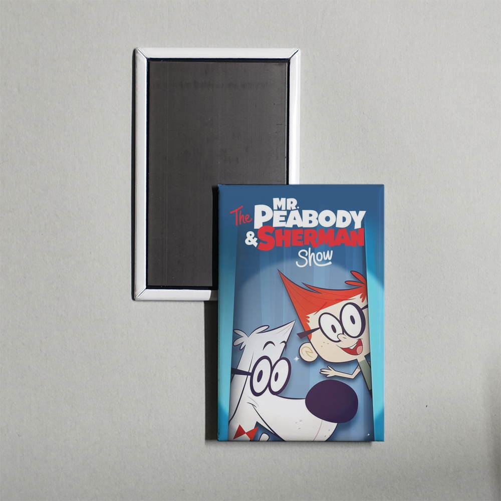 The Mr. Peabody & Sherman Show TV Show Fridge Magnet