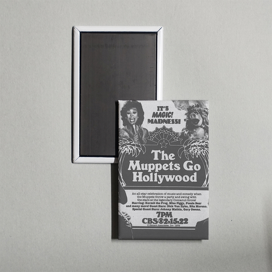 The Muppets Go Hollywood Mini Movie Fridge Magnet