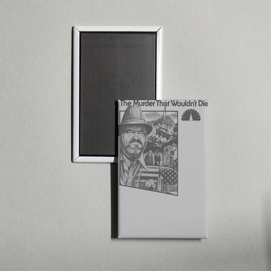 The Murder That Wouldn't Die Mini Movie Fridge Magnet