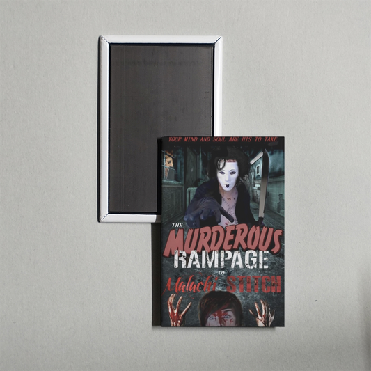 The Murderous Rampage Of Malachi Stitch Mini Movie Fridge Magnet