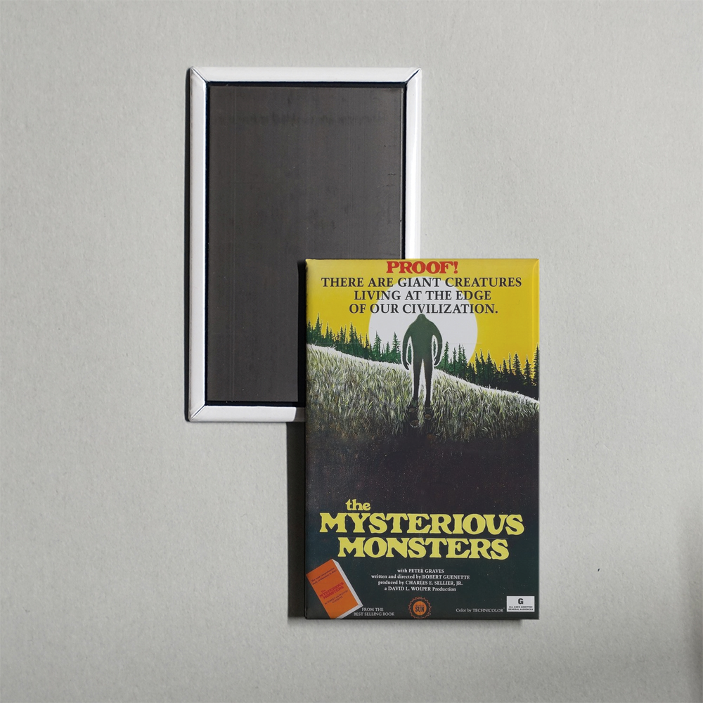 The Mysterious Monsters Mini Movie Fridge Magnet