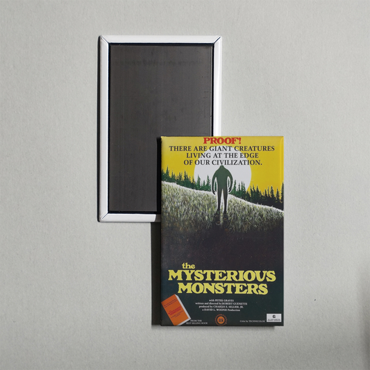The Mysterious Monsters Mini Movie Fridge Magnet