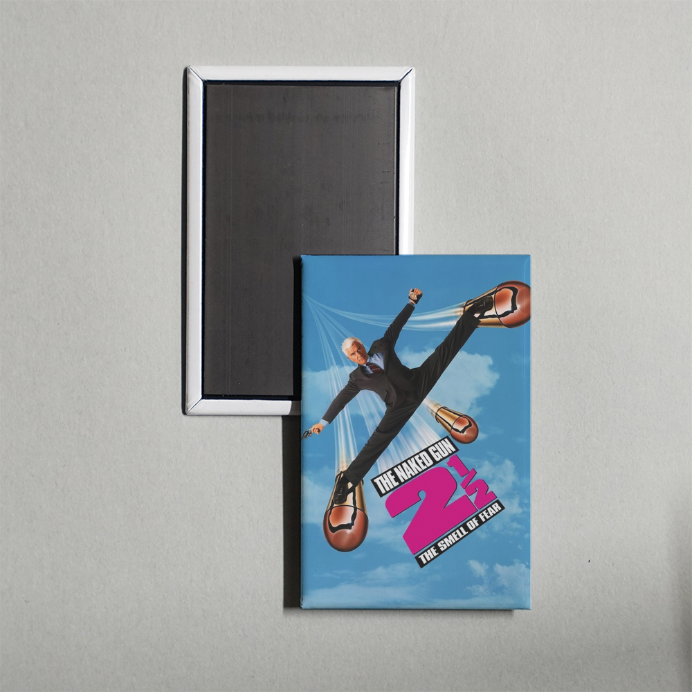 The Naked Gun 2Â½ The Smell of Fear Mini Movie Fridge Magnet