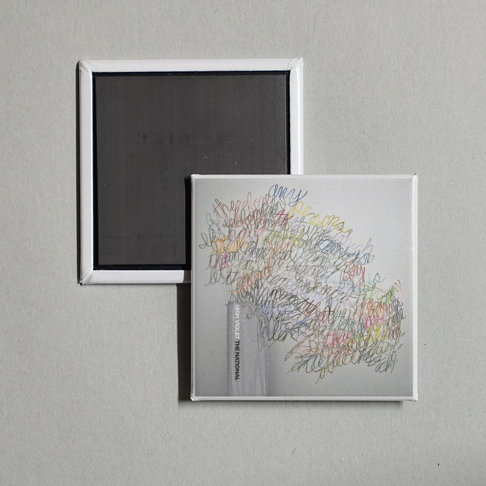 The National - High Violet Album Cover Fridge Magnet